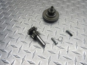 2005 01-07 Suzuki GSXR1300 Hayabusa OEM Starter Reduction Gears Shafts Lot