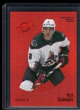 2022-23 SkyBox Metal Universe #56 Nick Schmaltz Precious Metal Gems Red #/100