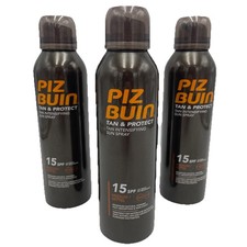 3 x Piz Buin Tan&Protect Sun Spray SPF15 150ml Tan Intensifying