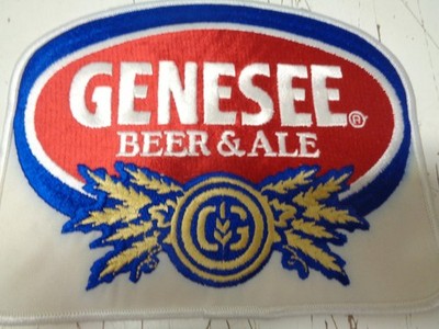 Vintage Genesee Beer Embroidered Large Back Patch NOS Employee Uniform Badge