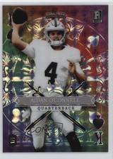 2023 5 Card Draw Stacked Deck King of Spades 1/1 Aidan O'Connell Rookie RC v7j. rookie card picture