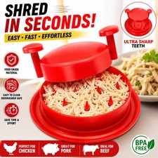 Herramienta Trituradora de Pollo Giratoria Trituradora de Carne Grande Sin BPA para Pollo Cerdo Carne