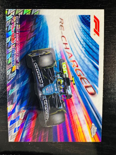 2024 Fernando Alonso Recharged Logofractor Topps Chrome #RECH-11 F1 Formula 1