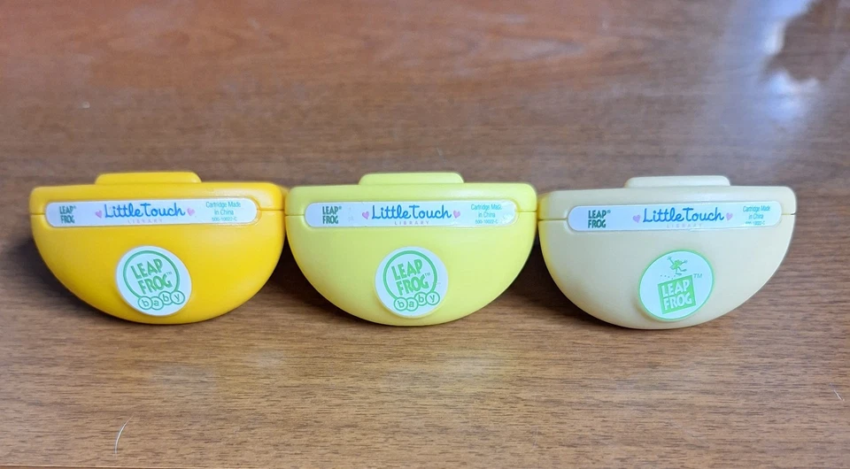 3 Leap Frog Baby Little Touch Library Game Cartridges Lot Of 3 - Image 2 of 3