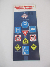 NOS Stamped 1976 Vintage Skelly Central Western US Gas Station Road Map-CBB