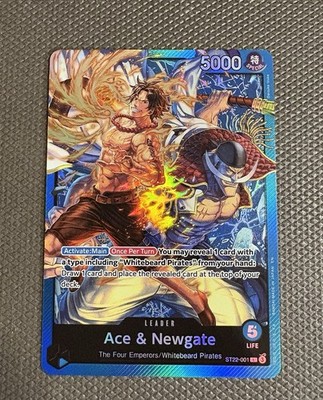Ace and Newgate L ST22-001 Starter Deck Ace Newgate One Piece English NM