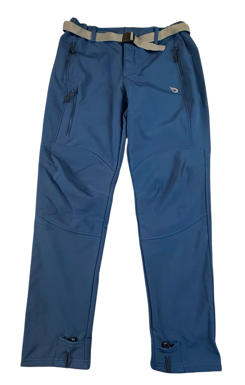 BALEAF Hiking Pants Mens Medium Blue Fleece Lined Water Resistant Stretch