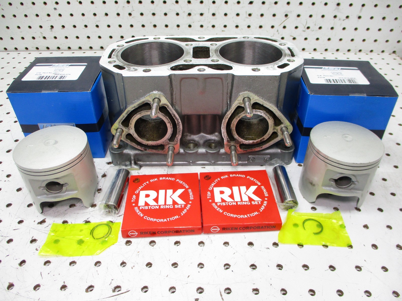 Kawasaki 650 X2 SX TS SC Jet ski Cylinder Fresh Bore New WSM Pistons 11005-3715