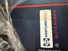 SEALY POSTUREPEDIC 13" HYBRID ELITE ALBANY II MEDIUM CAL KING MATTRESS NEW
