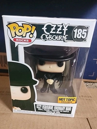 Funko Pop Rocks Ozzy Osbourne 185 Ordinary Man Hot Topic Exclusive Vinyl Figure