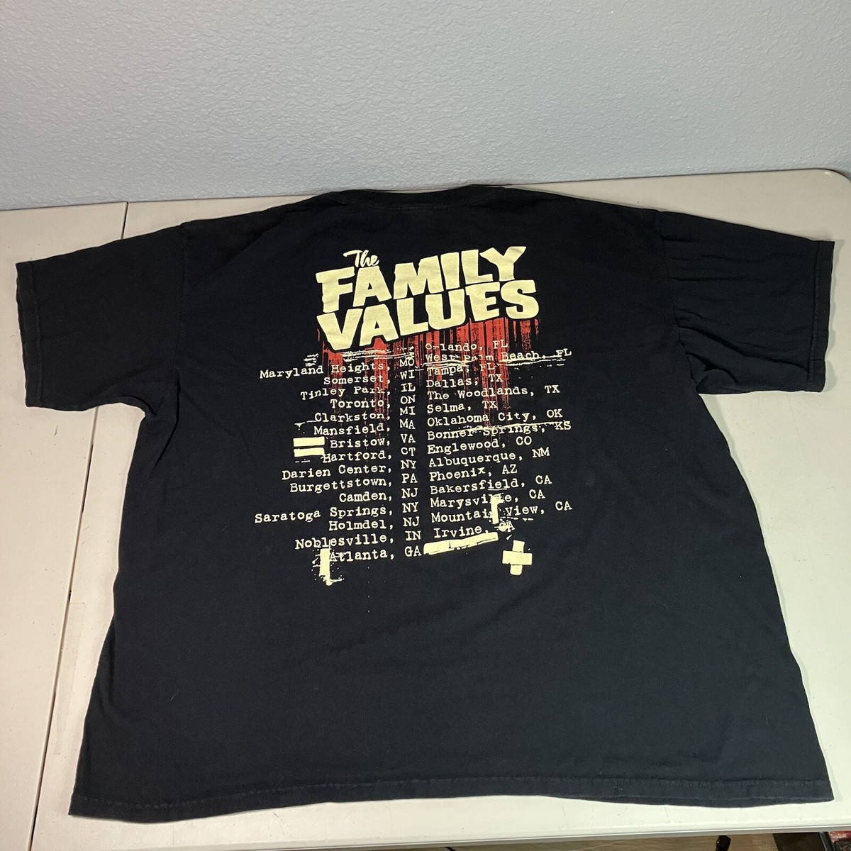 The FAMILY VALUES Tour 2007 - 2XL - TShirt/Shirt KORN/Evanescence 