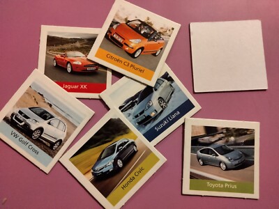 BIL-LOTTO rare thick mini cards   CARS   (you pick) Sweden used Free Shipping
