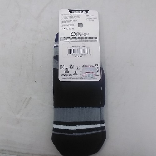 Washington Nationals MLB No Show Socks Size 5-10 FBF Sportswear - Picture 2 of 6