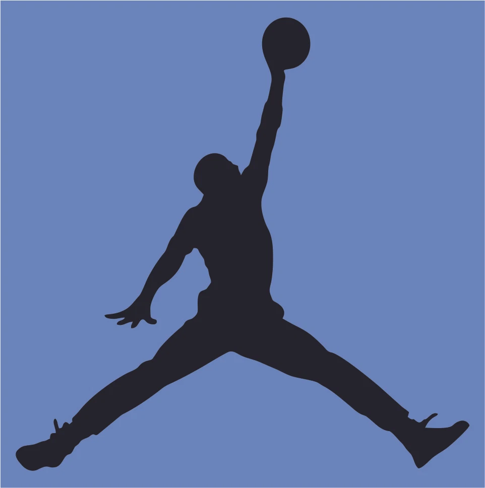 Michael Jordan Air Flight Decal Basketball Logo Vinyl Window Bumper Sticker