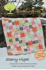 Quilt Pattern STARRY NIGHT Moda SWEET JANE Ch...