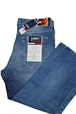 TOMMY HILFIGER TOMMY JEANS AIDEN BAGGY BLUE JEANS SZ: 38  X 32 NWT OLD SCHOOL