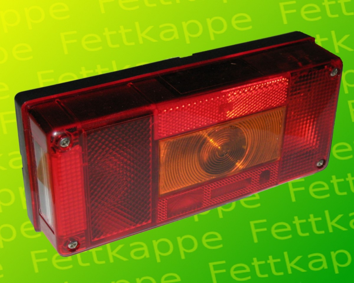 Aspöck Midipoint 1 Rückleuchten-Set – Links + Rechts, Für 13-polige Anhängerkabel, Inkl. 2 Reflektoren
