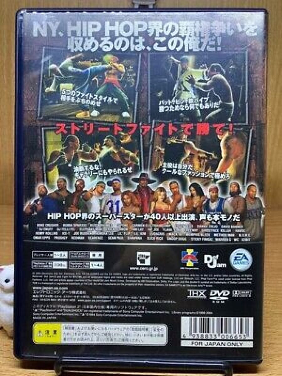 Def Jam FIGHT FOR NY PlayStation 2 PS2 Japanese NTSC-J EA Def Jam FIGHT FOR NY PlayStation 2 PS2 Japanese NTSC-J EA