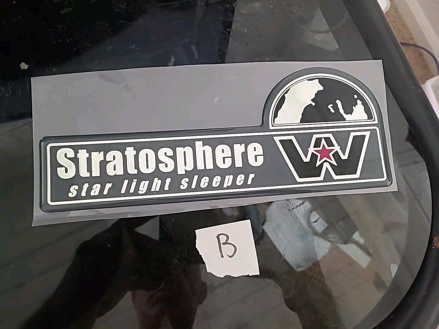 Stratosphere Sticker NEW VINYL WESTERN STAR TRUCK STRATOSHERE STAR LIGHT SLEEPER STICK ON ...
