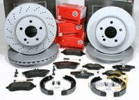 Zimmermann Bremsen Set Ø 295 Mm + 300 Mm Vorne Hinten FüR Mercedes C-Klasse W204