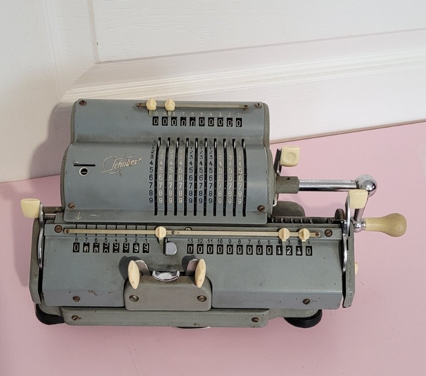 ANCIENNE MACHINE A Calculer Nisa Calculateur Mecanique Tcheque Tchecoslovaquie EUR 180,00