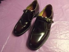 LEATHER CLASSICS-DARK BROWN DRESS SHOE-7 1/2