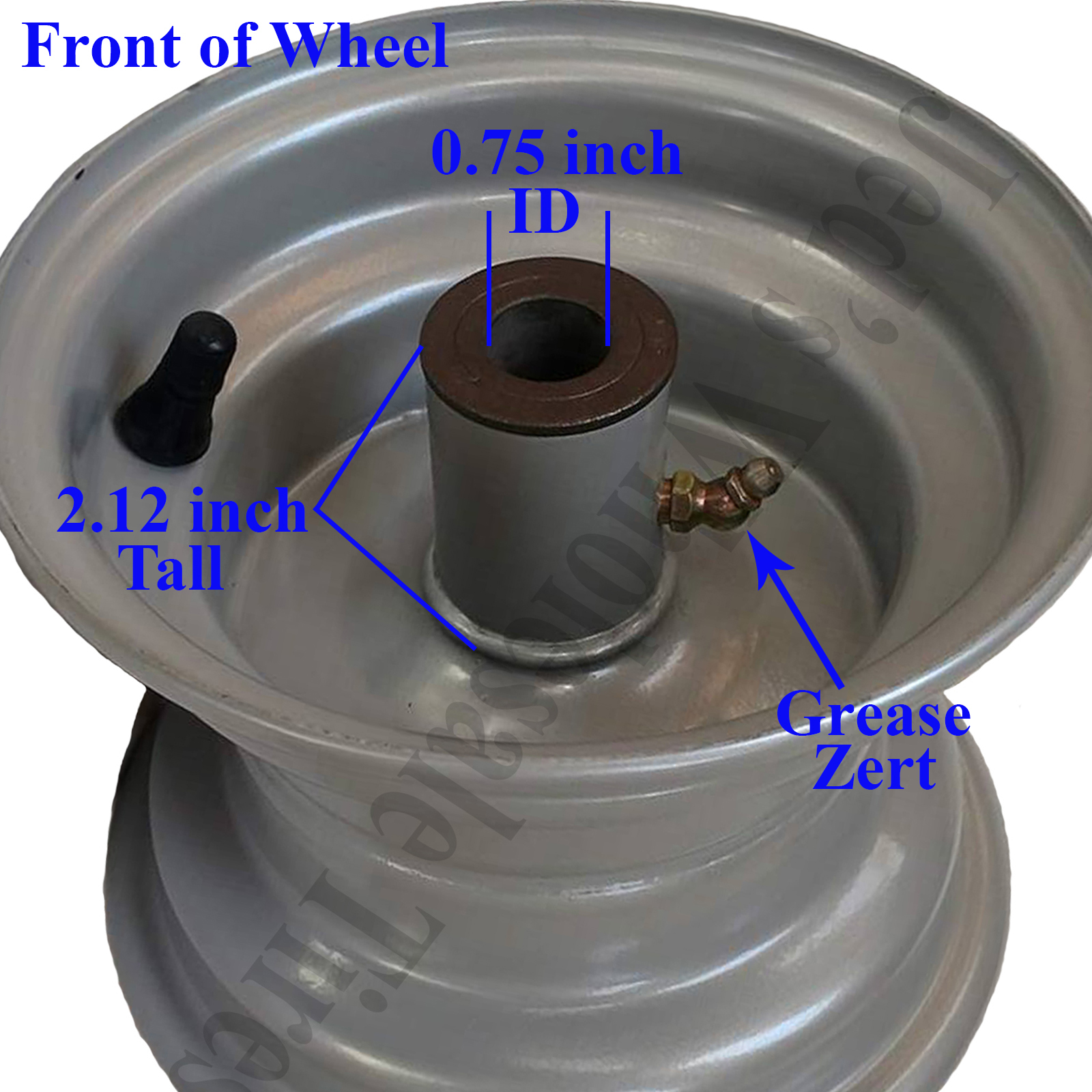 TWO 6x4.5 Riding Lawn Mower Garden Tractor RIMs WHEELs 3/4