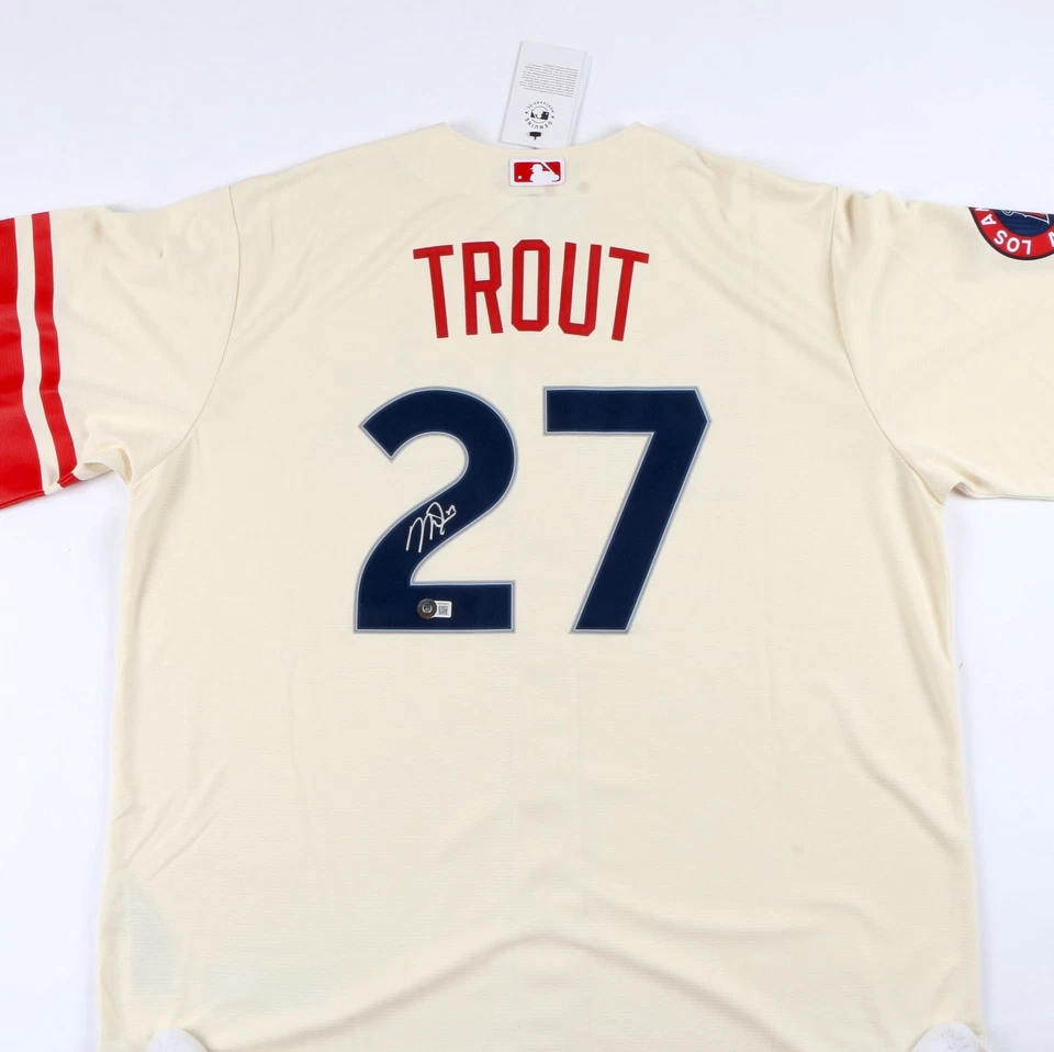 Mike Trout Signed Jersey Los Angeles Angels City Connect - Image 2 of 3