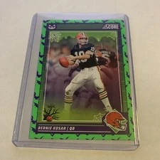 Bernie Kosar Green Bats 2024 Score A Treat Football Card #71 Cleveland Browns