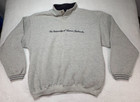 Vintage University of Kansas KU Jayhawks Grey Knit Sweatshirt Size XL Rock Chalk