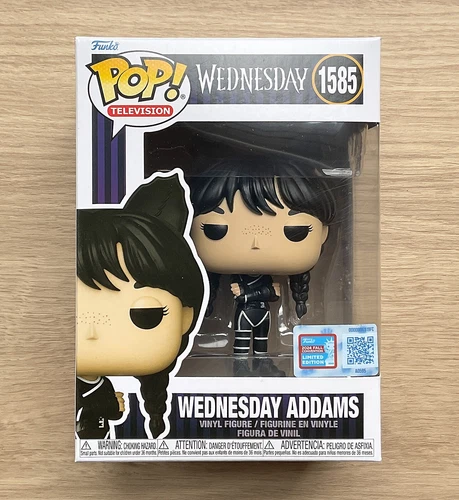 Funko Pop Wednesday Addams NYCC #1585 + Free Protector