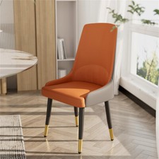 Esszimmerstühle 2er Set PU-Kunstleder Belastbare Bequemer Polsterstuhl Essstühle