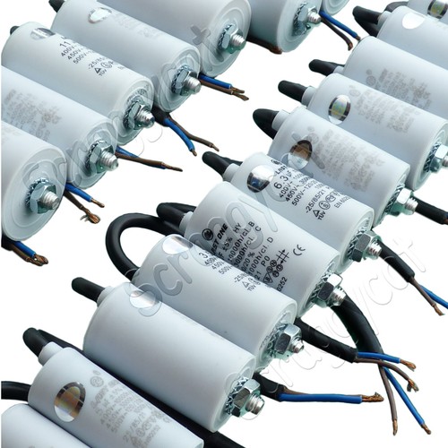 Ducati Condensatore Collegamento Faston 450v Avviamento Motore 8UF - Foto 4