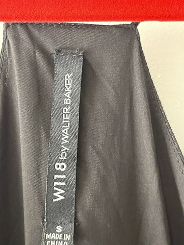 Vestido de noni negro pequeño W118 By Walter Baker para mujer $188 nuevo con etiquetas L25 - Imagen 4 de 11