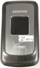 Samsung Knack SCH-U310 - Gray and Silver ( Verizon ) Cellular Flip Phone - READ