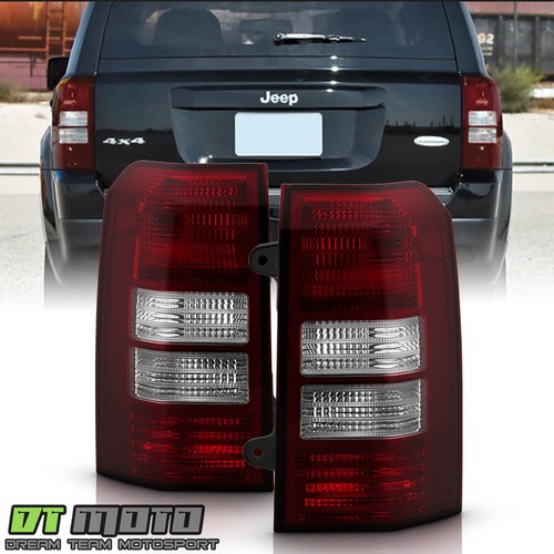 20082017 Jeep Patriot Red Smoked Tail Lights brake Lamps Replacement
