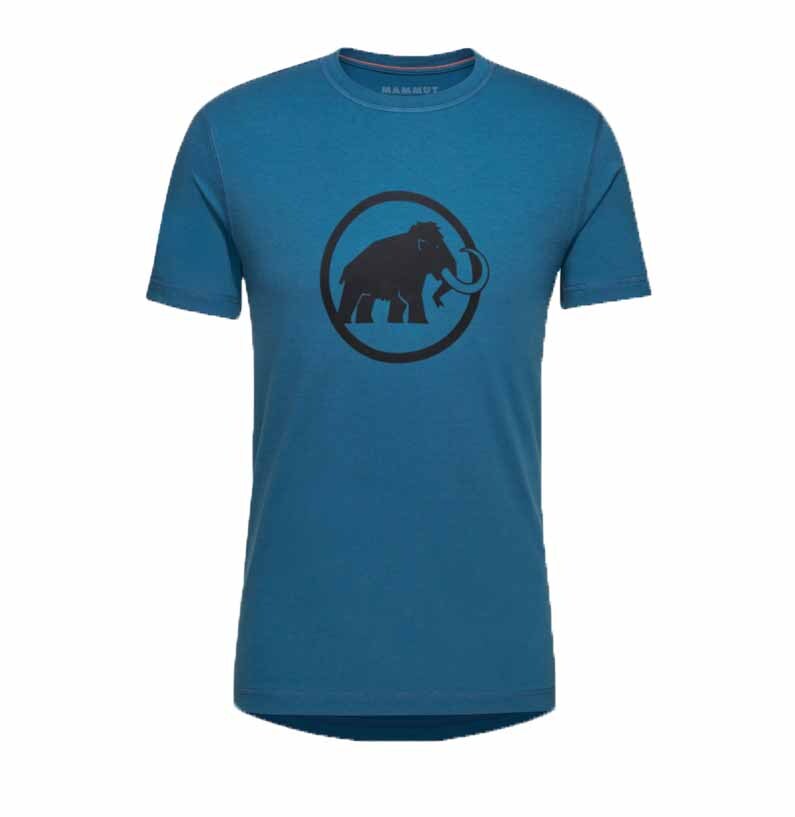 Mammut Core Camiseta Hombre Clásico Profundo Ice - Moda Aire Libre Alpinismo