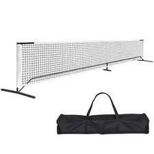 Portable 22FT Pickleball Net Set System Metal Frame Regulation Size w/Carry Bag