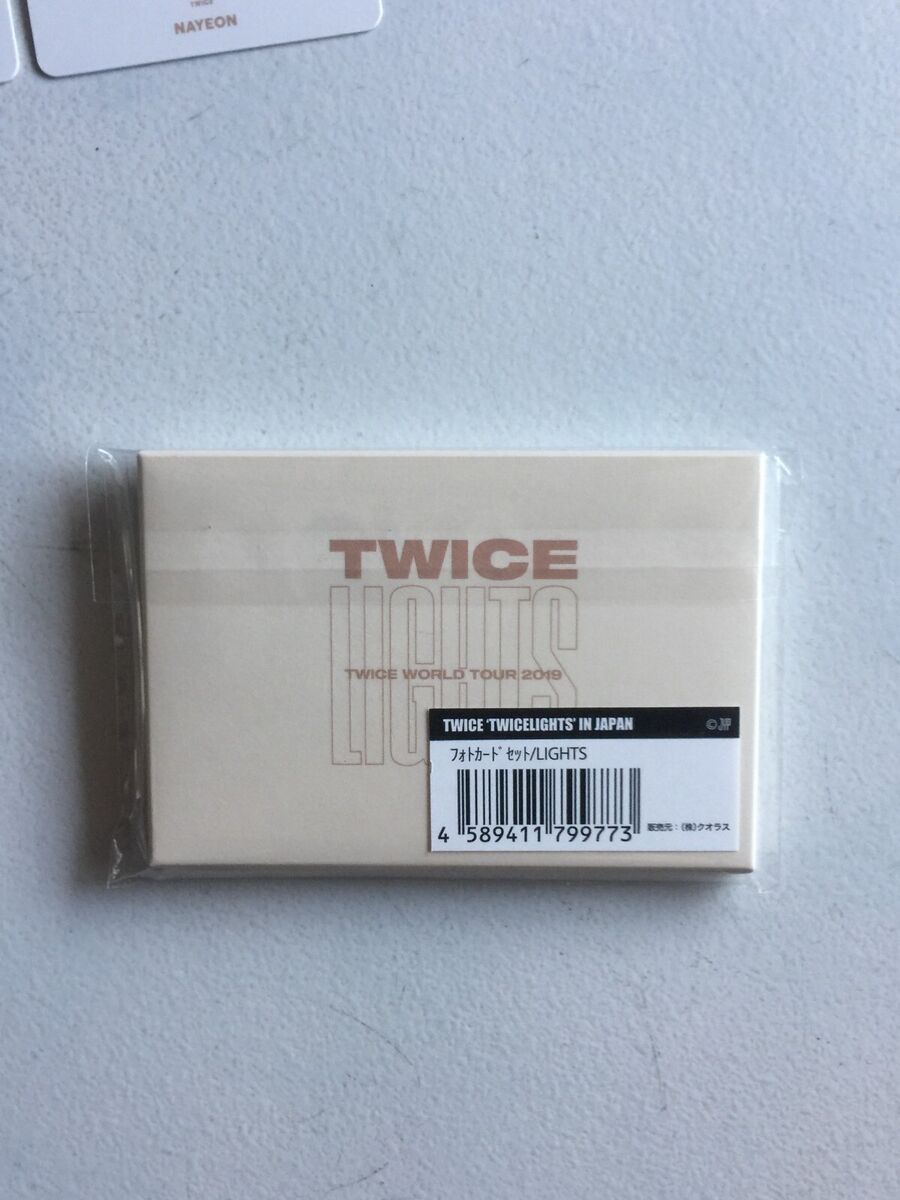 TWICE WORLD TOUR 2019 'TWICELIGHTS' IN JAPAN PHOTOCARD SET TWICE WORLD TOUR 2019 'TWICELIGHTS' IN JAPAN PHOTOCARD SET