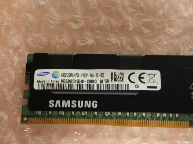Samsung M393a8g40d40-crb0q 64gb Ddr4-2133 2s4rx4 ECC TSV RDIMM 