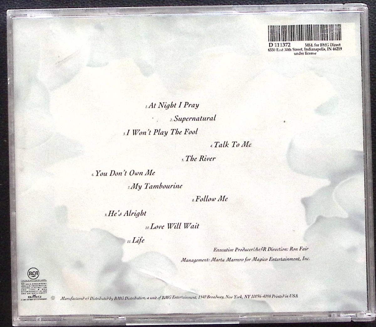 Stefanie Ridel Headphones Wild Orchid Fergie Autographed CD Cover (JSA