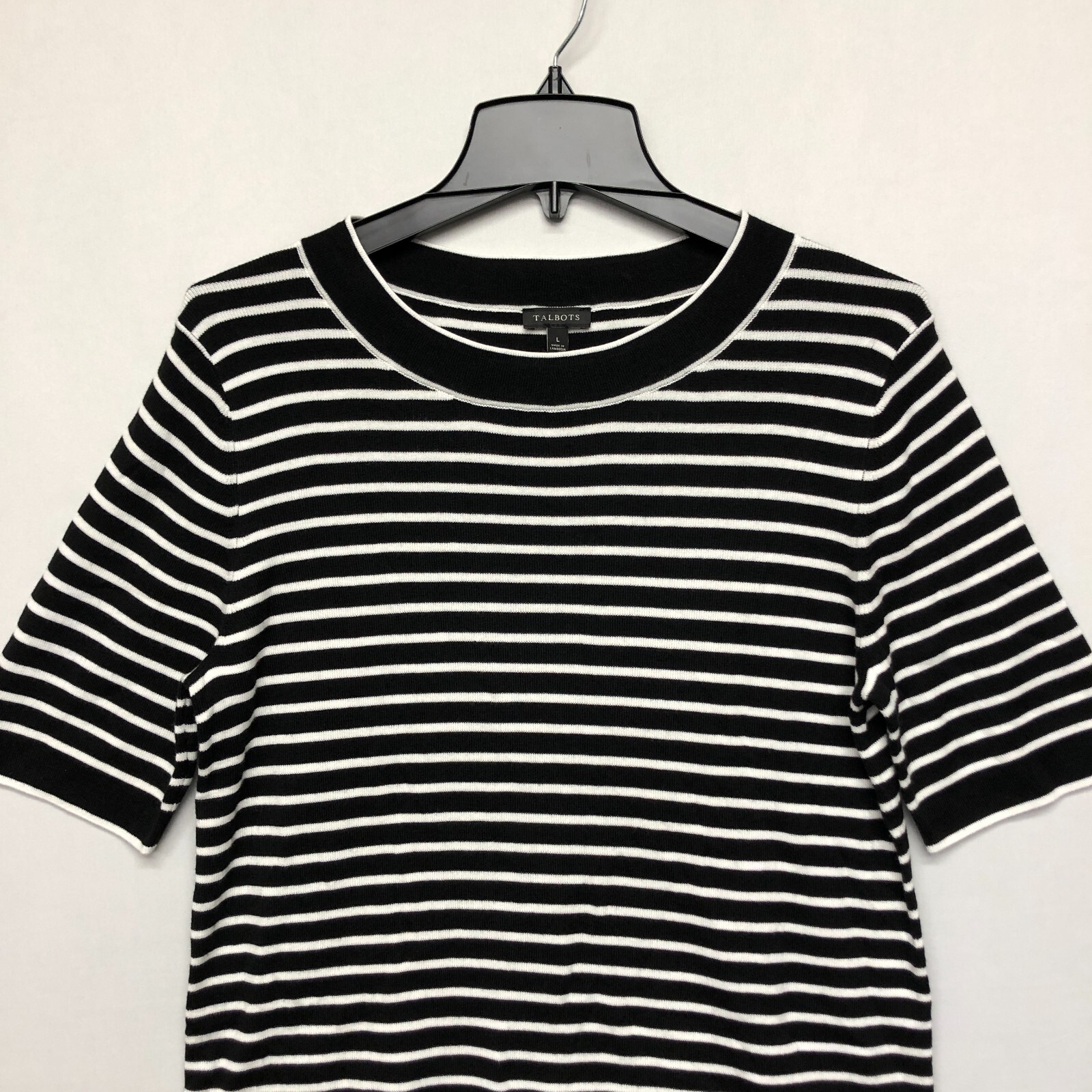 Talbots Women Short Sleeve Stretch Knit Top Shirt… - image 7