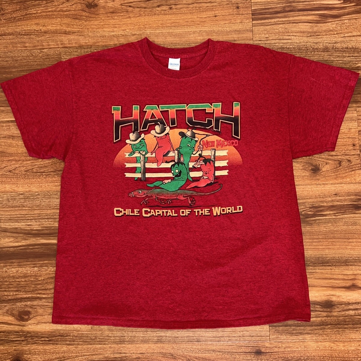 HATCH NEW MEXICO CHILE CAPITAL OF THE WORLD T SHIRT Size Large Hot