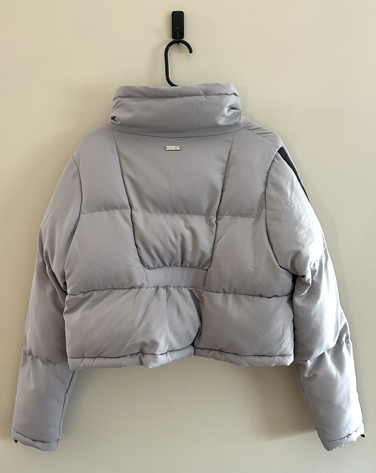 Gymshark Oversized Cropped Puffer Jacket Lavender