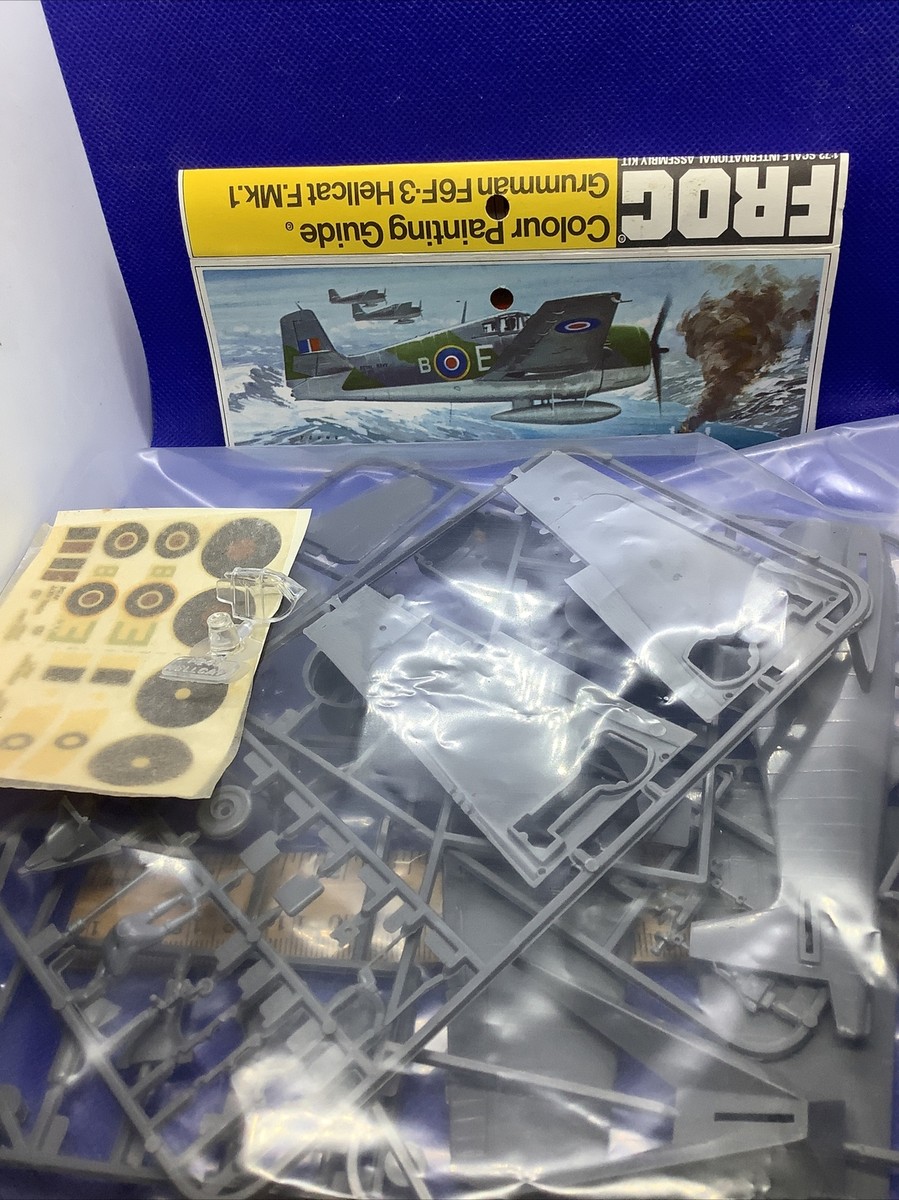Frog 1/72 scale Grumman F6F-3 Hellcat F.Mk.1 model kit | eBay