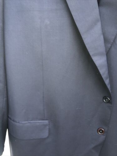 Brioni Augusto Blue Black Super 150’s Wool 2-Btn Sportcoat Blazer Sz 52L ITALY - Picture 2 of 10