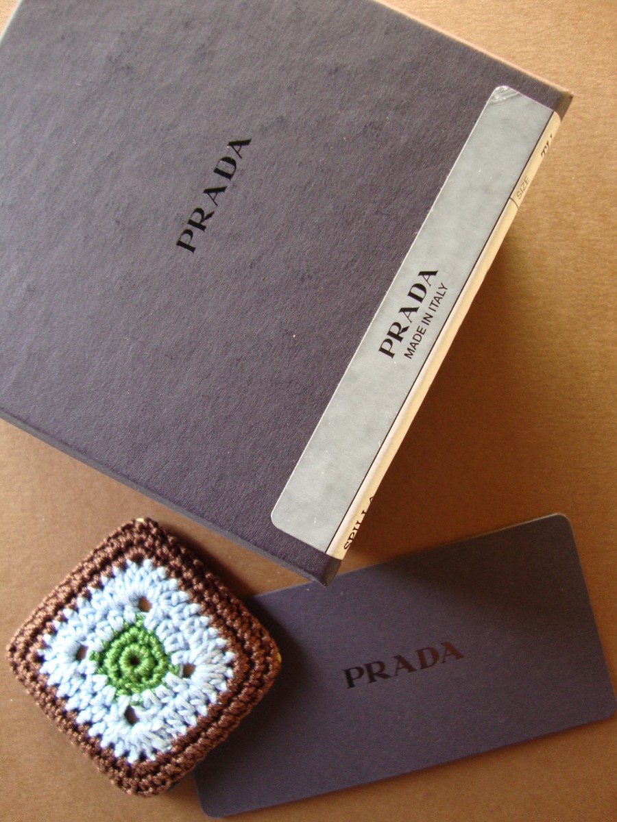 BROOCH SPILLA woman PRADA mod. Crochet made in Italy New! RARE | eBay