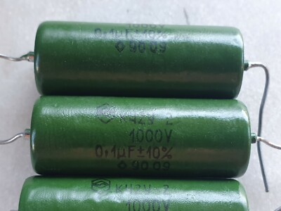 Condensatori PIO URSS 4 Condensatori PIO (Paper In Oil) 0.1uF 500V - Foto 12