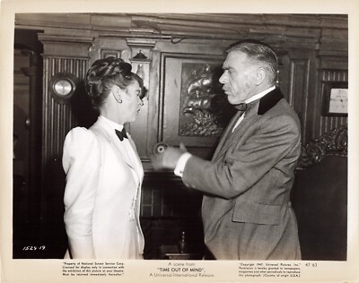 Time Out of Mind 1947 Movie Photo Ella Raines Leo G. Carroll 8x10 *P163b