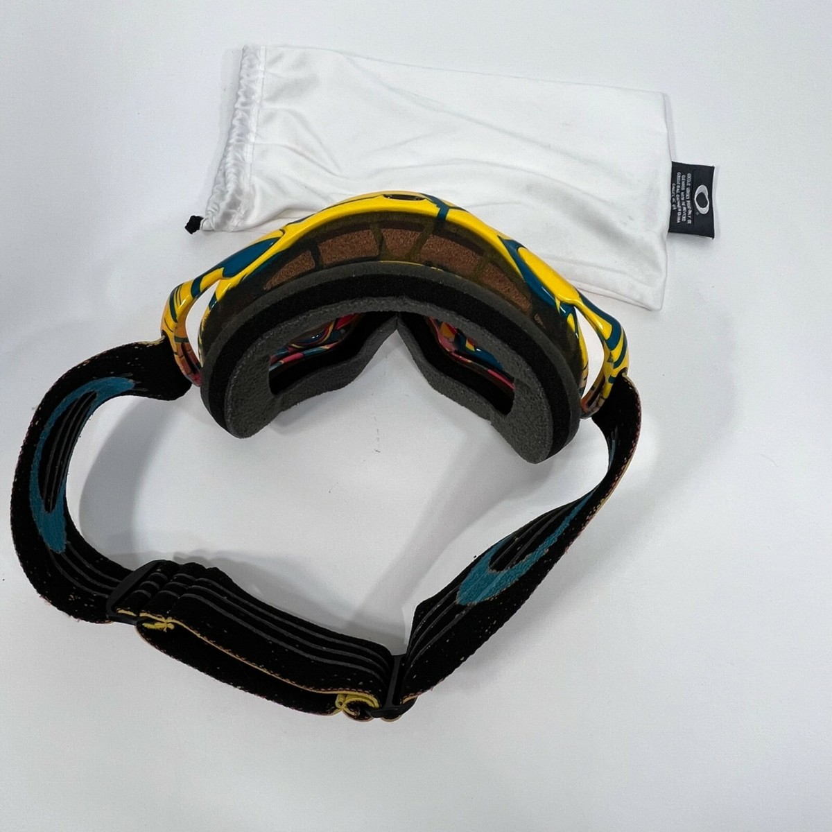 Oakley Splice Goggles Kaleidoscope Fire Ski Snowboard Orange Oakley Splice Goggles Kaleidoscope Fire Ski Snowboard Orange
